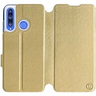 Flip case for Honor 20 Lite in Gold&Gray with grey interior - Phone Cover