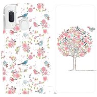 Flip case for mobile Samsung Galaxy A20e - 120S Tree and birds - Phone Cover