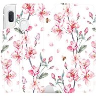Flip case for Samsung Galaxy A20e - M124S Pink flowers - Phone Cover