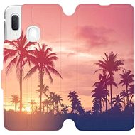 Flip case for Samsung Galaxy A20e - M134P Palm trees and pink sky - Phone Cover