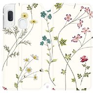Flip case for Samsung Galaxy A20e - MD03S Thin plants with flowers - Phone Cover