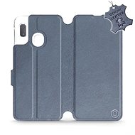 Flip case for Samsung Galaxy A20e - Blue - leather - Blue Leather - Phone Cover
