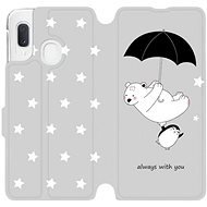 Flip case for Samsung Galaxy A20e - MH08P Bear and penguin - always with you - Phone Cover