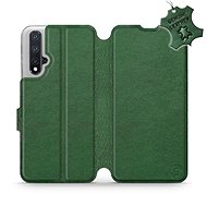 Flip case for Honor 20 - Green - Leather - Green Leather - Phone Cover