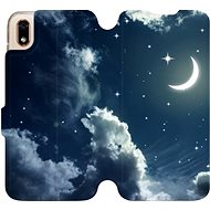 Flip mobile phone case Huawei Y5 2019 - V145P Night sky with moon - Phone Cover
