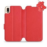 Flip case for Huawei Y5 2019 - Red - leather - Red Leather - Phone Cover