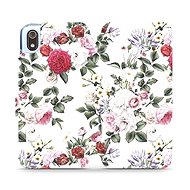 Flip case for Xiaomi Redmi 7A - MD01S Rose on white - Phone Cover