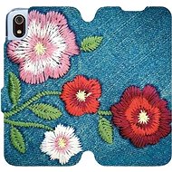 Flip case for Xiaomi Redmi 7A - MD05P Denim flowers - Phone Cover