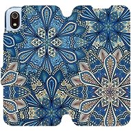 Flip case for Xiaomi Redmi 7A - V108P Blue mandala flowers - Phone Cover