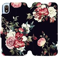 Flip case for Xiaomi Redmi 7A - VD11P Rose on black - Phone Cover