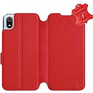 Flip case for Xiaomi Redmi 7A - Red - leather - Red Leather - Phone Cover