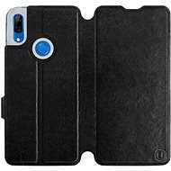 Flip case for Huawei P Smart Z in Black&Gray with grey interior - Phone Cover