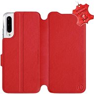 Flip case for Xiaomi Mi A3 - Red - leather - Red Leather - Phone Cover
