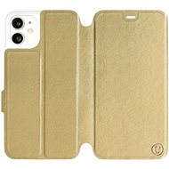 Flip case for Apple iPhone 11 in Gold&Orange with orange interior - Phone Cover