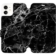 Flip case for Apple iPhone 11 - V056P Black Marble - Phone Cover