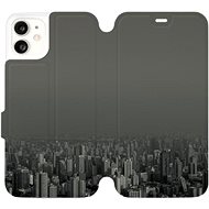 Flip case for Apple iPhone 11 - V063P City in grey - Phone Cover