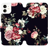 Flip mobile case Apple iPhone 11 - VD11P Rose on black - Phone Cover