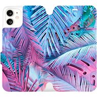 Flip case for Apple iPhone 11 - MG10S Purple and blue leaves - Phone Cover
