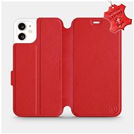 Flip mobile case Apple iPhone 11 - Red - leather - Red Leather - Phone Cover