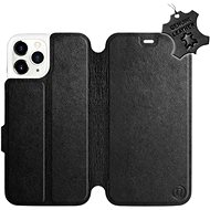 Mobiwear Flip mobile case Apple iPhone 11 Pro - Black - Leather - Black Leather - Phone Cover