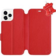 Flip mobile case Apple iPhone 11 Pro - Red - Leather - Red Leather - Phone Cover