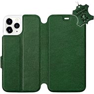 Flip mobile case Apple iPhone 11 Pro - Green - leather - Green Leather - Phone Cover