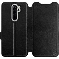 Flip case for Xiaomi Redmi Note 8 Pro in Black & Orange with orange interior - Phone Cover