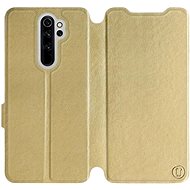 Flip case for Xiaomi Redmi Note 8 Pro in Gold&Gray with grey interior - Phone Cover