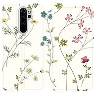 Flip case for Xiaomi Redmi Note 8 Pro - MD03S Thin plants with flowers - Phone Cover