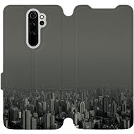 Flip case for Xiaomi Redmi Note 8 Pro - V063P City in grey - Phone Cover