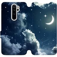 Flipové puzdro na mobil Xiaomi Redmi Note 8 Pro – V145P Nočná obloha s mesiacom - Kryt na mobil