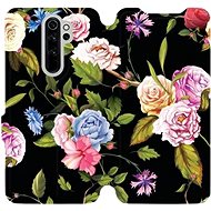 Flip case for Xiaomi Redmi Note 8 Pro - VD07S Roses and flowers on black background - Phone Cover