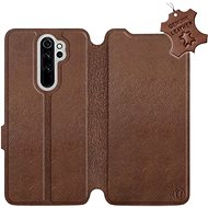 Flip case for Xiaomi Redmi Note 8 Pro - Brown - Brown Leather - Phone Cover