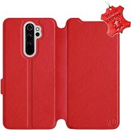 Flip case for Xiaomi Redmi Note 8 Pro - Red - leather - Red Leather - Phone Cover