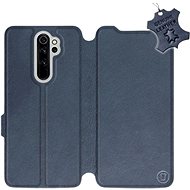 Flip case for Xiaomi Redmi Note 8 Pro - Blue - leather - Blue Leather - Phone Cover