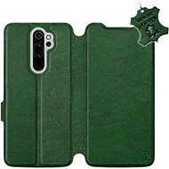 Flip case for Xiaomi Redmi Note 8 Pro - Green - leather - Green Leather - Phone Cover