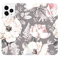 Flip case for Apple iPhone 11 Pro - MX06S Flowers on grey background - Phone Cover