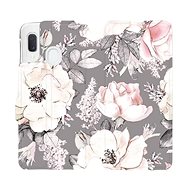Flip case for Samsung Galaxy A20e - MX06S Flowers on a grey background - Phone Cover