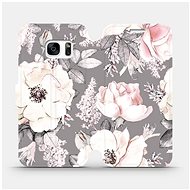 Flip case for Samsung Galaxy S7 - MX06S Flowers on a grey background - Phone Cover