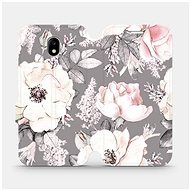 Flip case for Samsung Galaxy J5 2017 - MX06S Flowers on grey background - Phone Cover