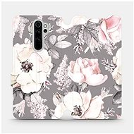 Flip case for Xiaomi Redmi Note 8 Pro - MX06S Flowers on grey background - Phone Cover