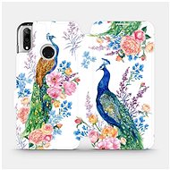 Flip mobile phone case Huawei Y7 2019 - MX08S Peacocks - Phone Cover