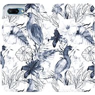 Flip case for Honor 10 - MX09S Blue Flowers - Phone Cover