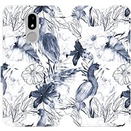 Flip mobile phone case Nokia 3.2 - MX09S Blue flowers - Phone Cover