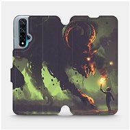 Flip case for mobile phone Huawei Nova 5T - VA08P Monster and boy with a torch - Phone Cover