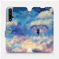 Flipové pouzdro na mobil Huawei Nova 5T - MR09S Dívka na houpačce v oblacích - Phone Cover