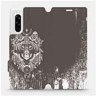 Flip case for Sony Xperia 5 - V064P Wolf and dream catcher - Phone Cover