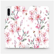 Flip case for Samsung Galaxy A30s - M124S Pink flowers - Phone Cover