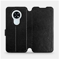 Flip case for Nokia 6.2 in Black & Orange with orange interior - Phone Cover