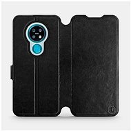 Flip case for Nokia 7.2 in Black & Orange with orange interior - Phone Cover